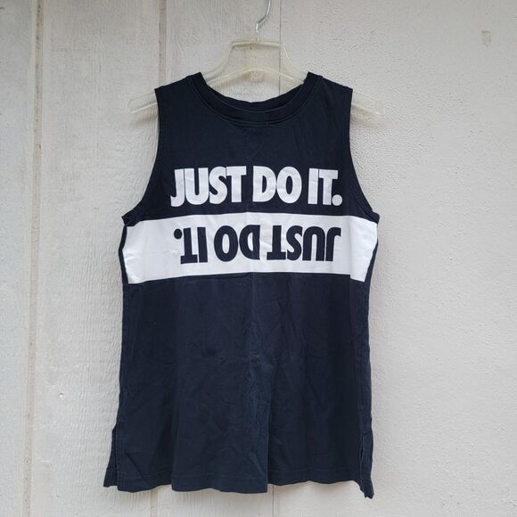 Mens Nike just do it sleevless muscle shirt  sz MED - Picture 1 of 4